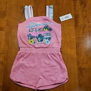 Nwt Toddler Girl Ford Romper
